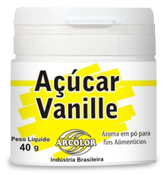 Acucar De Baunilha Vanille Sugar Arcolor 40 Gramas