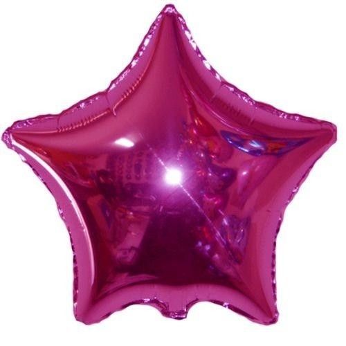 Balao Metalizado Estrela Pink 18 Polegadas