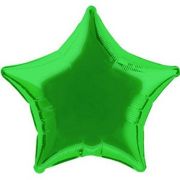 Balao Metalizado Estrela Verde 18 Polegadas