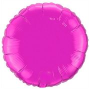 Balao Metalizado Redondo Pink 18 Polegadas