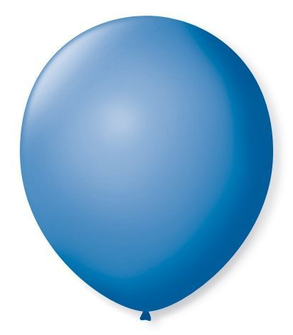 Balao N°7 Liso Azul Turquesa Com 50 Unidades