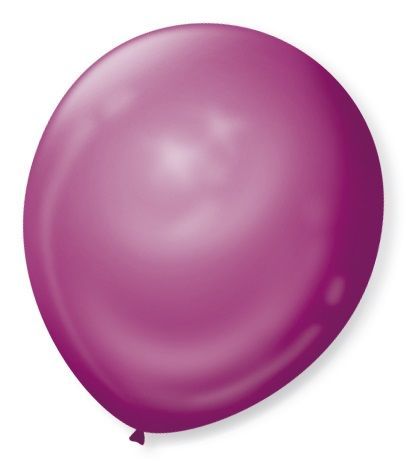 Balao N°7 Liso Violeta Purpura Com 50 Unidades