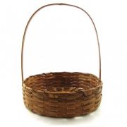 Cesta Bambu Redonda 25Cm