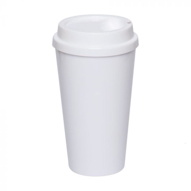 LEMBRANCINHA COPO BUCKS COM TAMPA 550 ML BRANCO