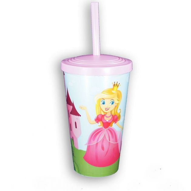 Copo Lembrancinha Princesa Milk Shake 550 Ml