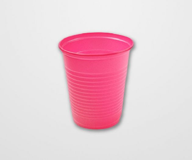 Copo Plastico 200 Ml Pink 50 Unidades