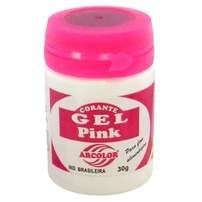 Corante Alimentício Em Gel Pink Arcolor 30 Gramas