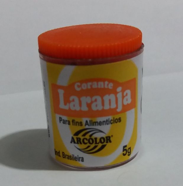 Corante Alimentício Em Pó Laranja Arcolor 5 Gramas