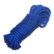 Corda Sintetica Torcida 8,0 Mm Com 10 Metros Azul