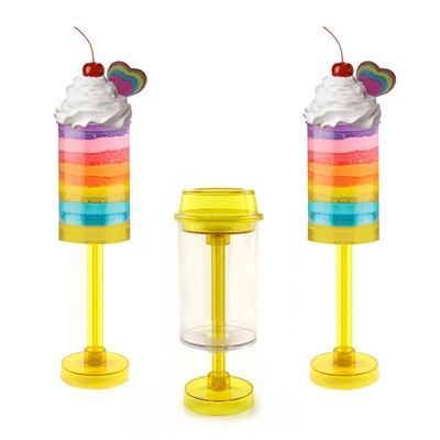 Embalagem Push Pop Cake Amarelo 50 Unidades ""Fg""