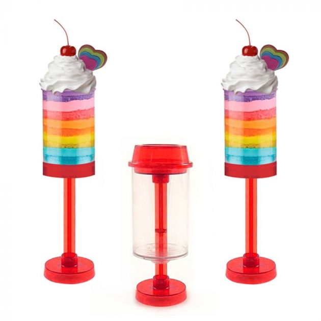 Embalagem Push Pop Cake Vermelho 20 Unidades