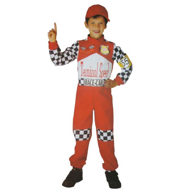 Fantasia Cosplay Infantil Piloto De Corrida G