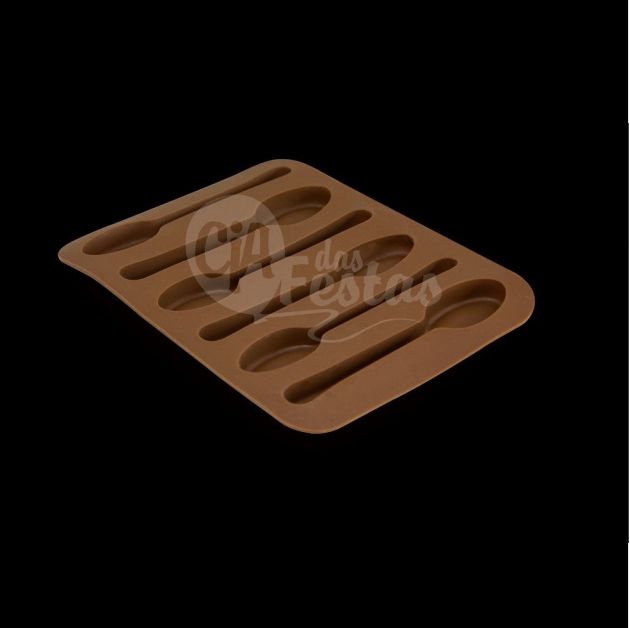 Forminha De Silicone Para Chocolate - Colher