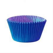 Forminha Mini Cupcake Azul 45 Unidades