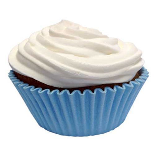 Forminha Mini Cupcake Azul Bebe 45 Unidades