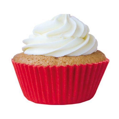 Forminha Mini Cupcake Vermelho 45 Unidades