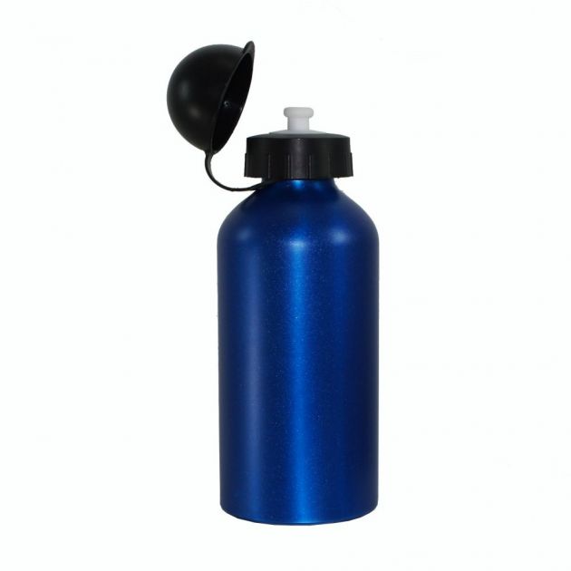 Garrafa Squeeze Sports De Aluminio Azul 500 Ml