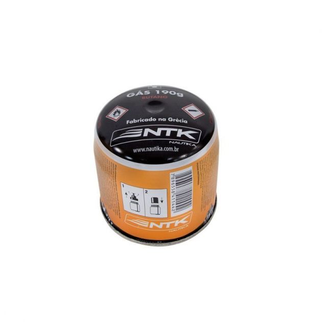 KIT 48 REFIL CARTUCHO GAS BUTANO 190G NAUTIKA