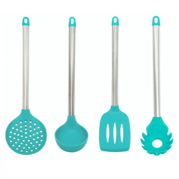 KIT TALHERES EM SILICONE TIFFANY 04 UNIDADE FWB