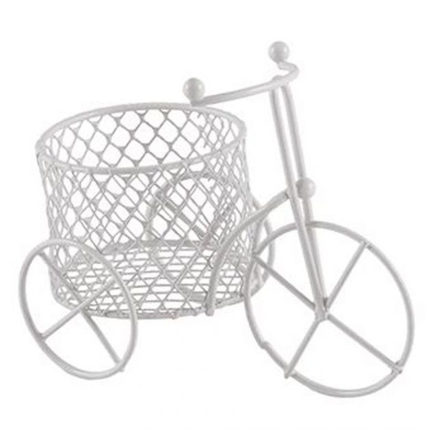 Mini Lembrancinha Aramada Bicicleta Branca