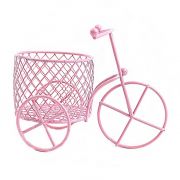 Mini Lembrancinha Aramada Bicicleta Rosa