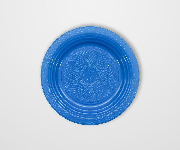 Prato Plastico 15 Cm Azul Escuro 10 Unidades