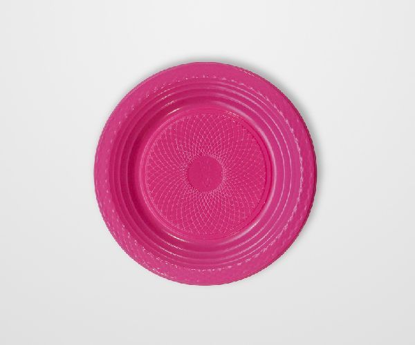 Prato Plastico 15 Cm Pink 10 Unidades