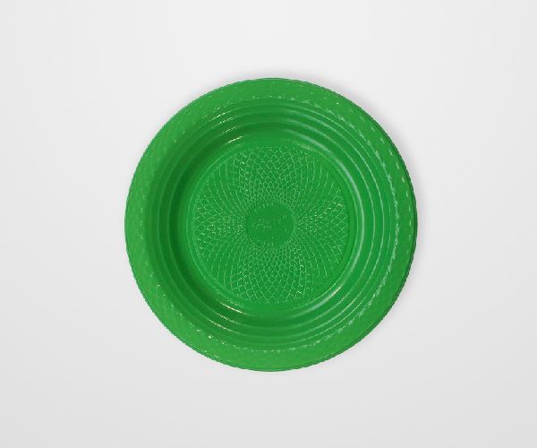 Prato Plastico 15 Cm Verde Escuro 10 Unidades