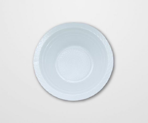 Prato Plastico Fundo 15 Cm Branco 10 Unidades