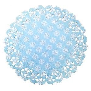 Toalha Rendada Papel Doilies 110 Flocos De Neve 50