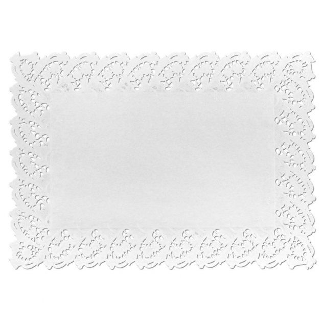 Toalha Rendada Papel Doilies Branca 4531 Com 06 Un