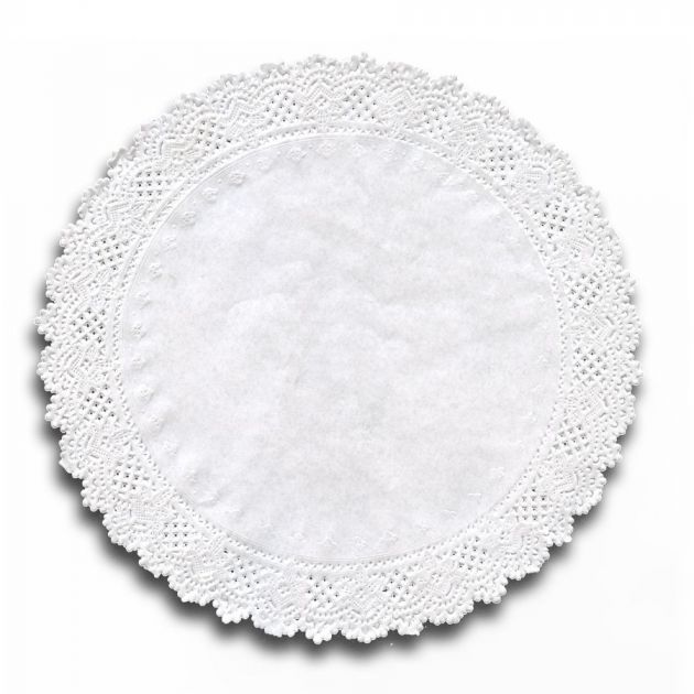 Toalha Rendada Papel Doilies Branca 150 Com 100 Un