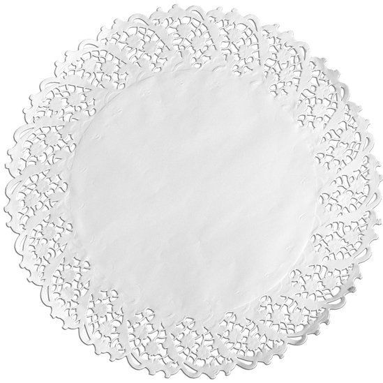 Toalha Rendada Papel Doilies Branca 360 Com 06 Un